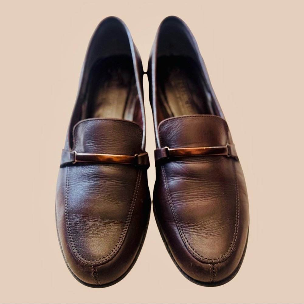 Vintage | Brown‎ Leather Loafers